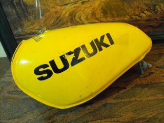 1976 1977 Suzuki Rm100 Rm125 Aluminum Alloy Gas Tank Oem Ahrma Vintage Motocross