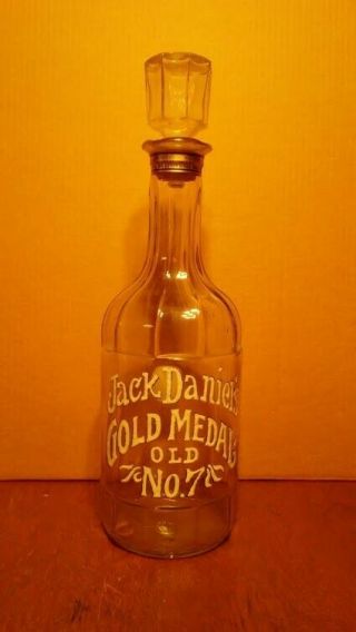 Jack Daniels Gold Medal Old No 7 Tennessee Whiskey Bottle