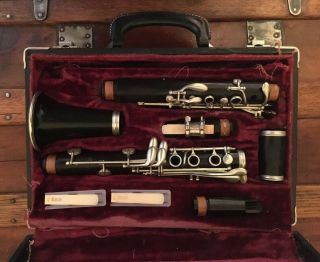 Vintage 1950 PRE R13 Buffet Crampon Bb Clarinet 40XXX MADE IN FRANCE Wood 2