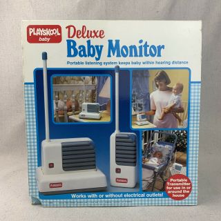Toy Story Vintage 1987 Playskool Portable Deluxe Baby Monitor 5590 -