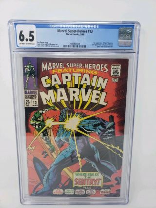 Marvel - Heroes 13 Cgc 6.  5 - 1st App Carol Danvers - 1968