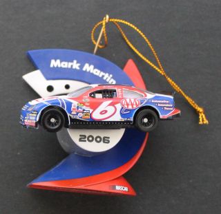 2006 Mark Martin 6 Triple A Car Christmas Ornament
