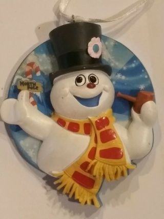 Frosty The Snowman Christmas Ornament.  Pre Owned.  Colorful.