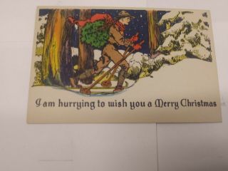 Boy Scout Christmas Card,  1920 