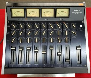 Vintage Sony Mx - 20 8 - Channel Microphone Mixer,