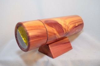 Solid Red Cedar Oil Cell Kaleidoscope By Harold Bieber Perfect 30 - 60 - 90 Mirrors