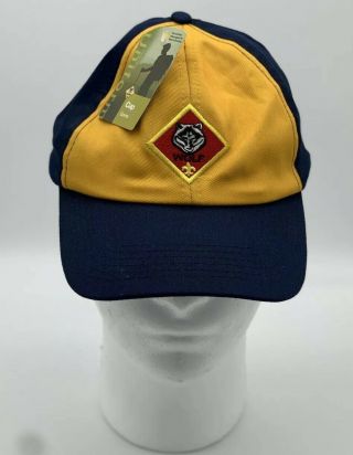 Boy Cub Scouts Of America Youth Wolf Hat Blue W/ Tags Size M L