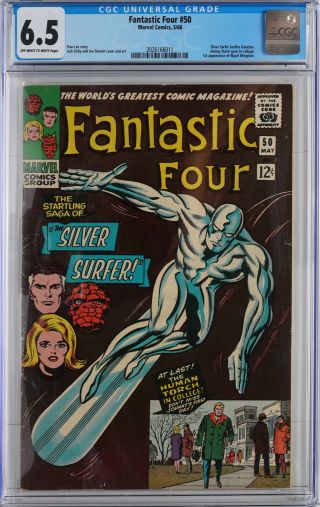Fantastic Four 50 6.  5 Cgc Startling Saga Of The Silver Surfer
