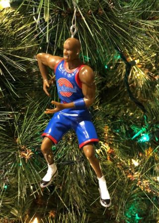 Michael Jordan Christmas Ornament Space Jam Chicago Bulls Blue Jersey