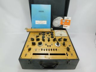 Hickok 533a Dynamic Mutual Conductance Vintage Tube Tester (good Meter Movement)
