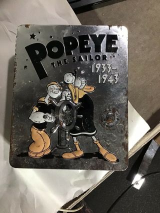 Popeye The Sailor 1933 - 1943 Collectible Tin Only