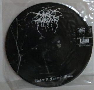 Darkthrone Under A Funeral Moon Picture Disc 2005 Lp Vinyl Record