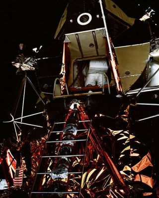 Apollo 11 Buzz Aldrin Lunar Module 8x10 Silver Halide Photo Print