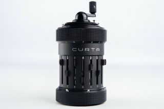 Curta Type I Mechanical Calculator 1961 Serial 45847 With Metal Case NEAR 2
