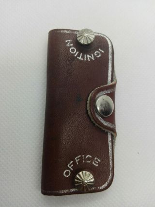 Vintage Leather Key Holder Case Keychain