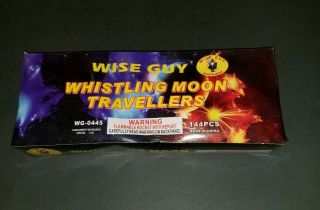 Whistling Moon Traveler Bottle Rockets,  Wise Guy Brand,  144pcs Collectible Label