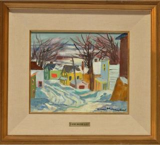 Henri Masson,  RCA,  Canadian,  oil painting,  with provenance 2
