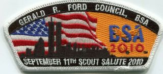 Boy Scout Gerald Ford Council 2010 September 11 9 - 11 Salute Csp