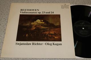 Eterna 827253 Beethoven Violin Sonatas Oleg Kagan Sviatoslav Richter 1979 Nm
