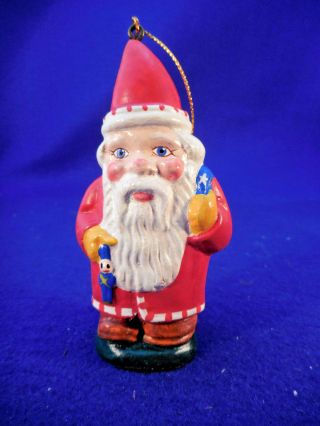 House Of Hatten Phillipines Santa Ornament,  Starred Pack 3 1/2 "