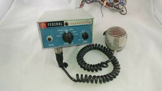 Vintage Federal Signal Pa20 - A Interceptor Siren Mic -