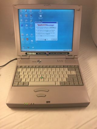 Toshiba 305cds Vintage Laptop Windows 95