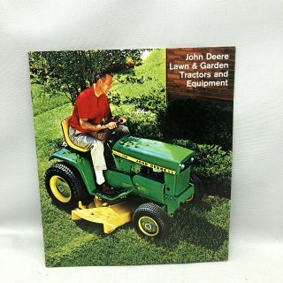 John Deere Tractor Sales Brochure Lawn And Garden Tractors And Equipment 32