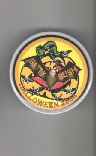 Halloween 2004 Pin George W.  Bush Pinback Limited Edition Of 200 Flying Bat