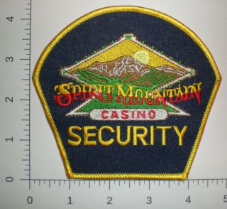 Or Oregon Grand Ronde Indians Spirit Mtn Casino Security Tribal Police Patch