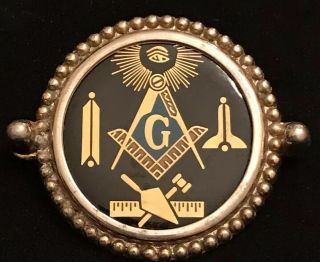Vintage Shriner Mason Masonic Lapel Pin Shriner Bolo Tie Clip,  Clip Only