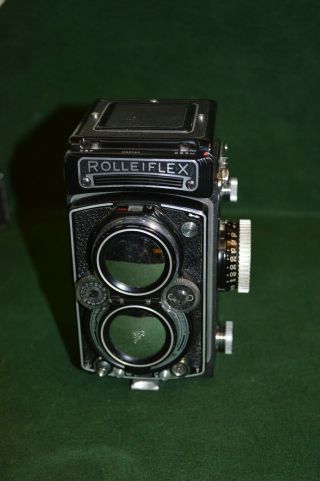 Vintage Rolleiflex Franke And Heidecke Camera Carl Zeiss Lens