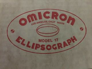 1950s Omicron Ellipsograph Model 17