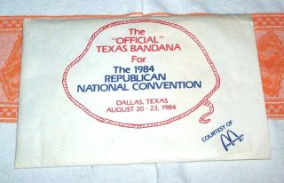 1984 Republican National Convention,  Official Texas Bandana