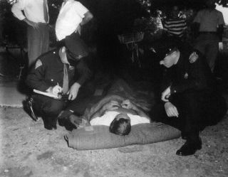 1960 Nassau Co Police & Sheriff Long Island Crash Victim Photo