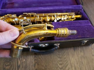 Vintage Conn Wonder II Chu Berry Alto Saxophone 2