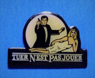 James Bond 007 - The Living Daylights Movie (french) - Vintage 1987 Lapel Pin