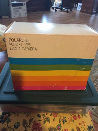 Polaroid Land Camera Vintage Model 195 Tominon 114mm F/3.  8 Lens