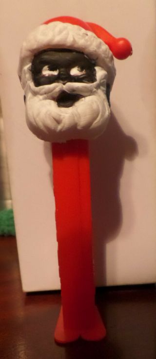 Pez Candy Dispenser Fantasy Piece - Black Santa Claus