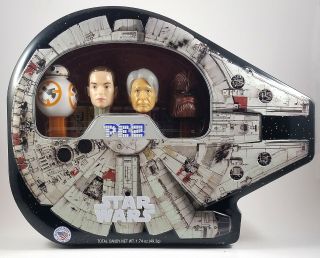 Pez Star Wars Space Ship Collectibal Gift Tin,  Limited Edition 2017