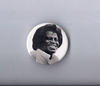 James Brown Vintage Pinback Button 1980 