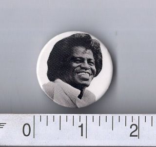 James Brown Vintage Pinback Button 1980 ' s?1990 ' s? The Godfather of Soul 2