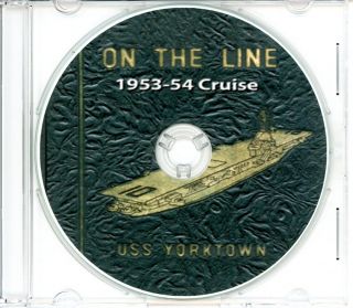 Uss Yorktown Cv 10 1953 - 1954 Cruise Book Cd Us Navy Veterans