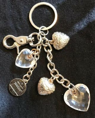 Kathy Van Zeeland Heart Bag Clip Keychain