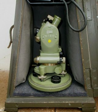 Wild/heerbrugg (swiss) G10 Military Theodolite Fire Control Aiming Device,  Nr