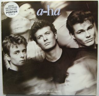 A - Ha Stay On These Roads 1988 Uk Only 12 " Single,  Poster Minty