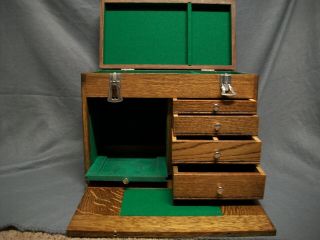 Wooden Dentist Portable Work Station Tool Box