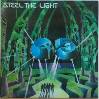 Q5 - STEEL THE LIGHT LP LTD 100 BLUE VINYL DOUBLE COVER BONUS CD LAST COPIES 3