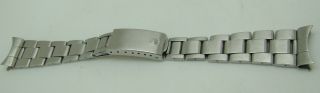 Vintage Rolex Stainless Steel Folded Link Oyster Watch Bracelet 7835/19 1960 