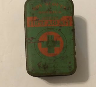 Vintage Boy Scouts Of America First Aid Kit 1950’s With Accessories