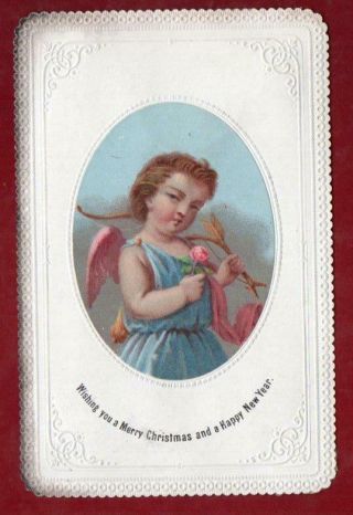 Victorian Goodall Cherub Christmas Greeting Card